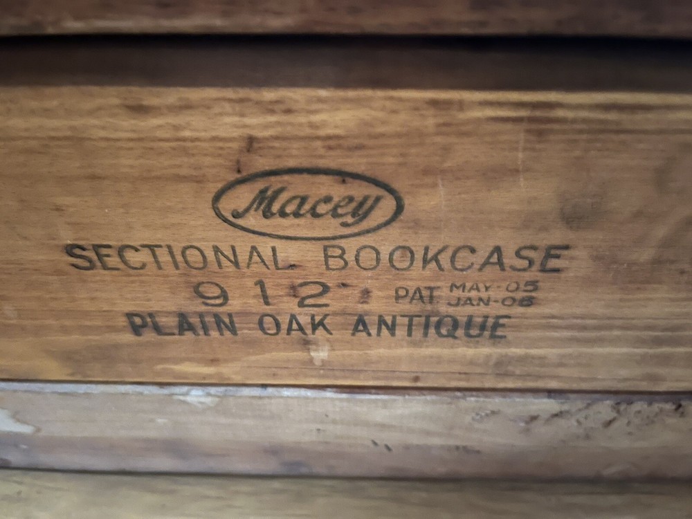 Macey Oak Barrister Bookcase