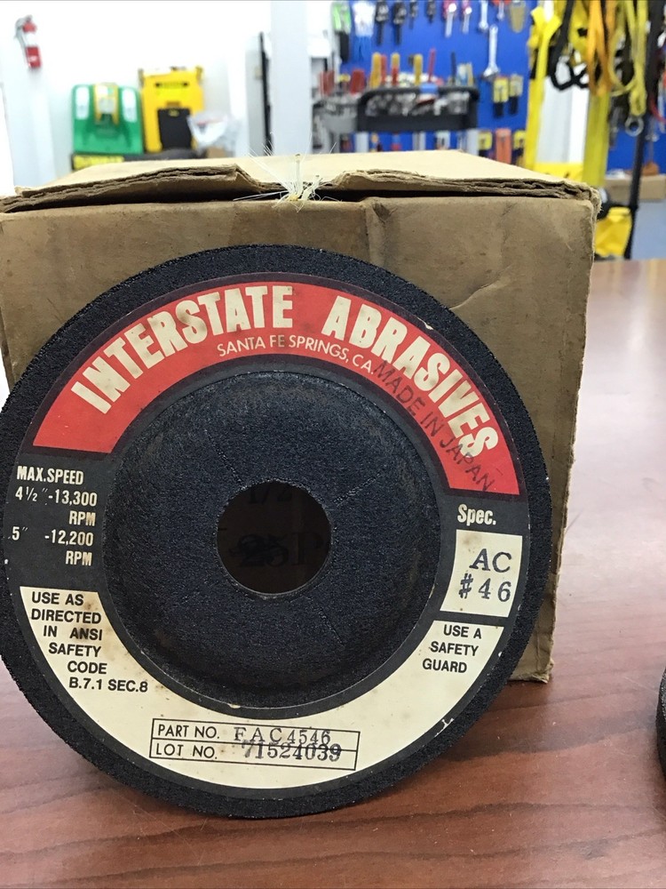 Interstate Abrasives Grinding Disc 4 1/2” (25/box)