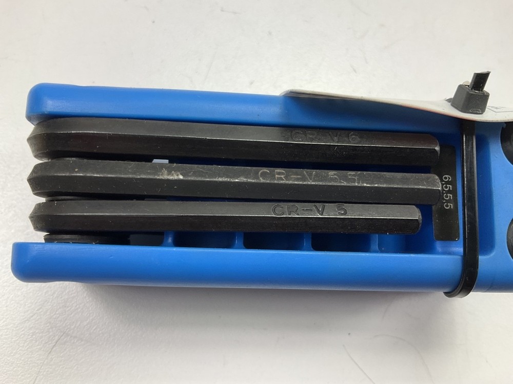 Performance Tool W9185 17-Piece Metric Folding Hex Keys