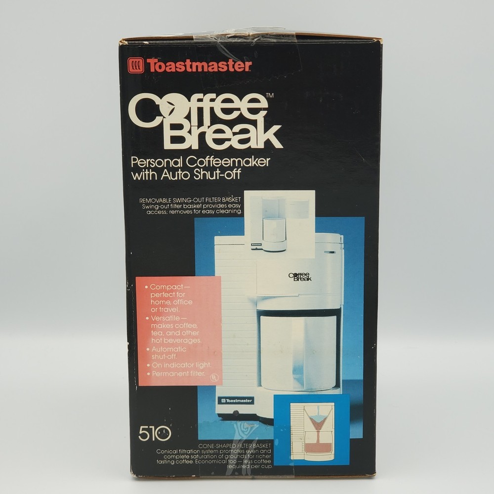 Toastmaster Coffee Break 510 Compact Personal Coffee Maker ~ New Sealed