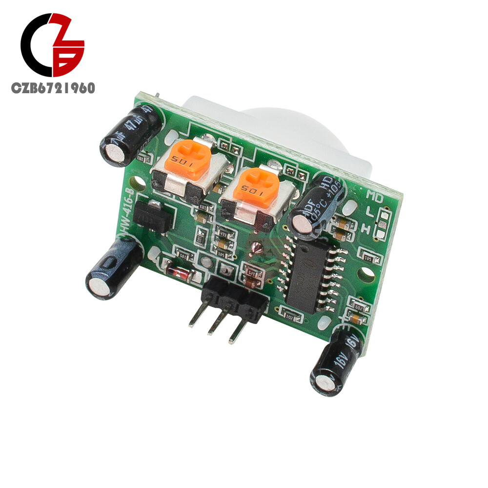 2Pcs HC-SR501 Pyroelectric Infrared IR PIR Motion Sensor Detector Module