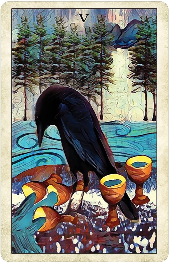 Pocket Size Crow Tarot Card Deck!