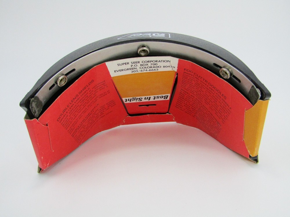 Super Seer Snap On Helmet Shield Replacement Visor Tinted Original Packaging