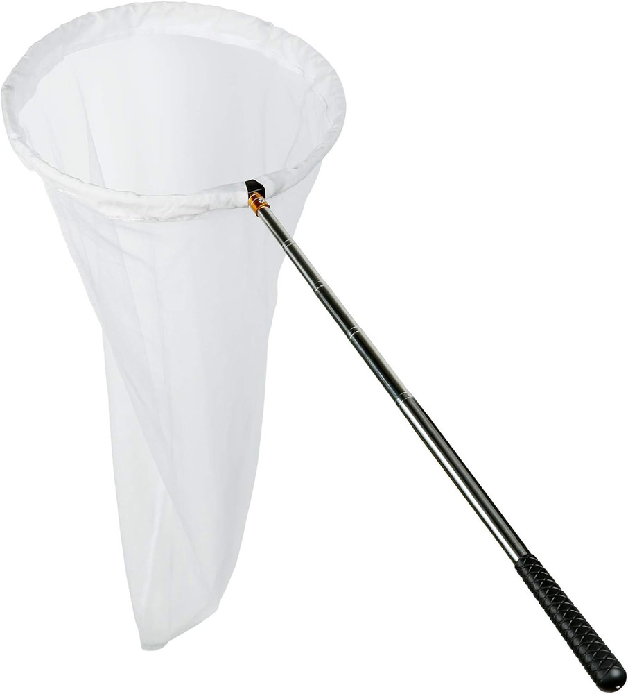 Insect and Butterfly Net, 14" Ring, 32" Net Depth, 59" Extendable Handle