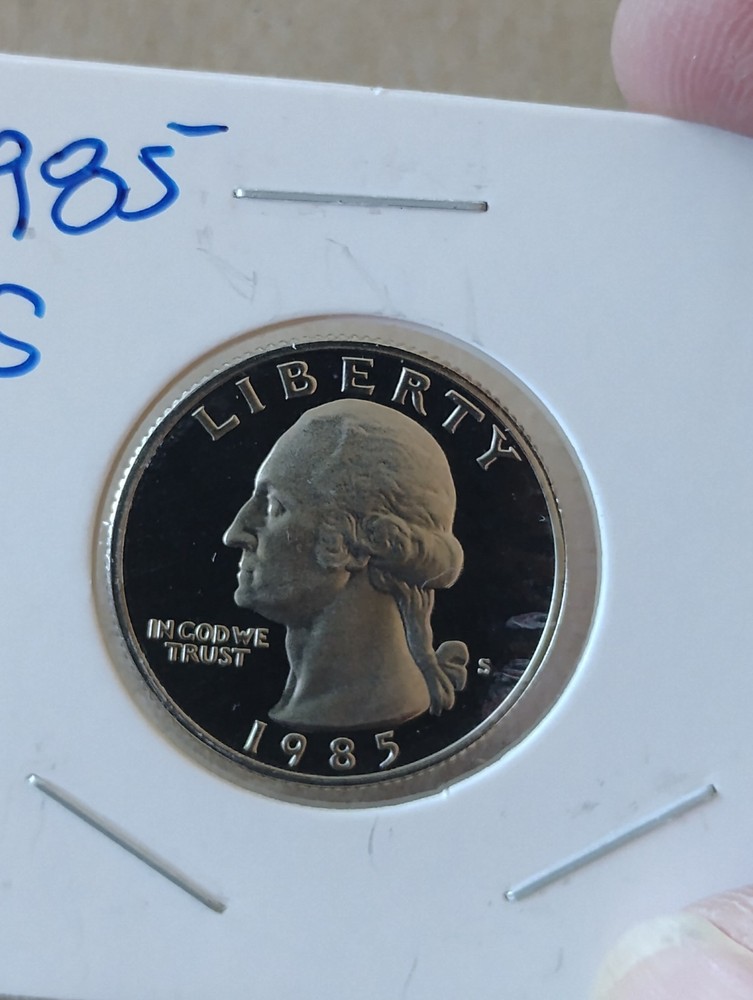1985-S Washington Quarter Proof