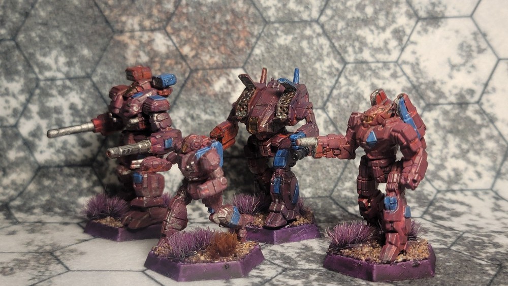 Battletech House Marik Lance Custom Painting