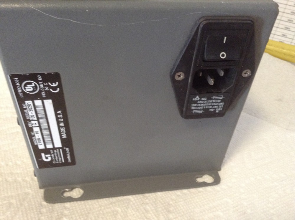 Control Technology Corp 2700-10 MainFrame + Power SUpply 10 Slots