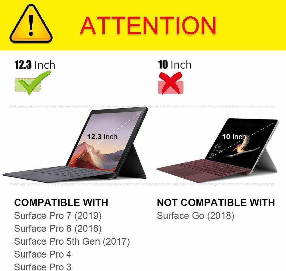 For Microsoft Surface Pro 7 2019 / Pro 6 2018 / Pro 5 / Pro 4 / Pro 3 Case Cover