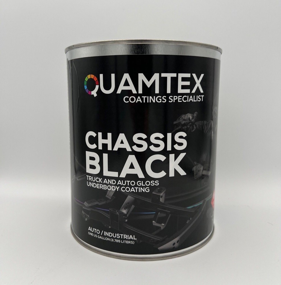 DTM PAINT CHASSIS GLOSS BLACK / 1 GAL