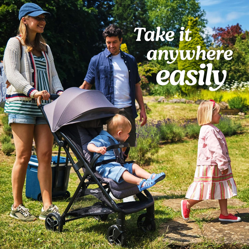 Ready2Jet Compact Stroller – Overhead Friendly Compact Travel Stroller with Auto
