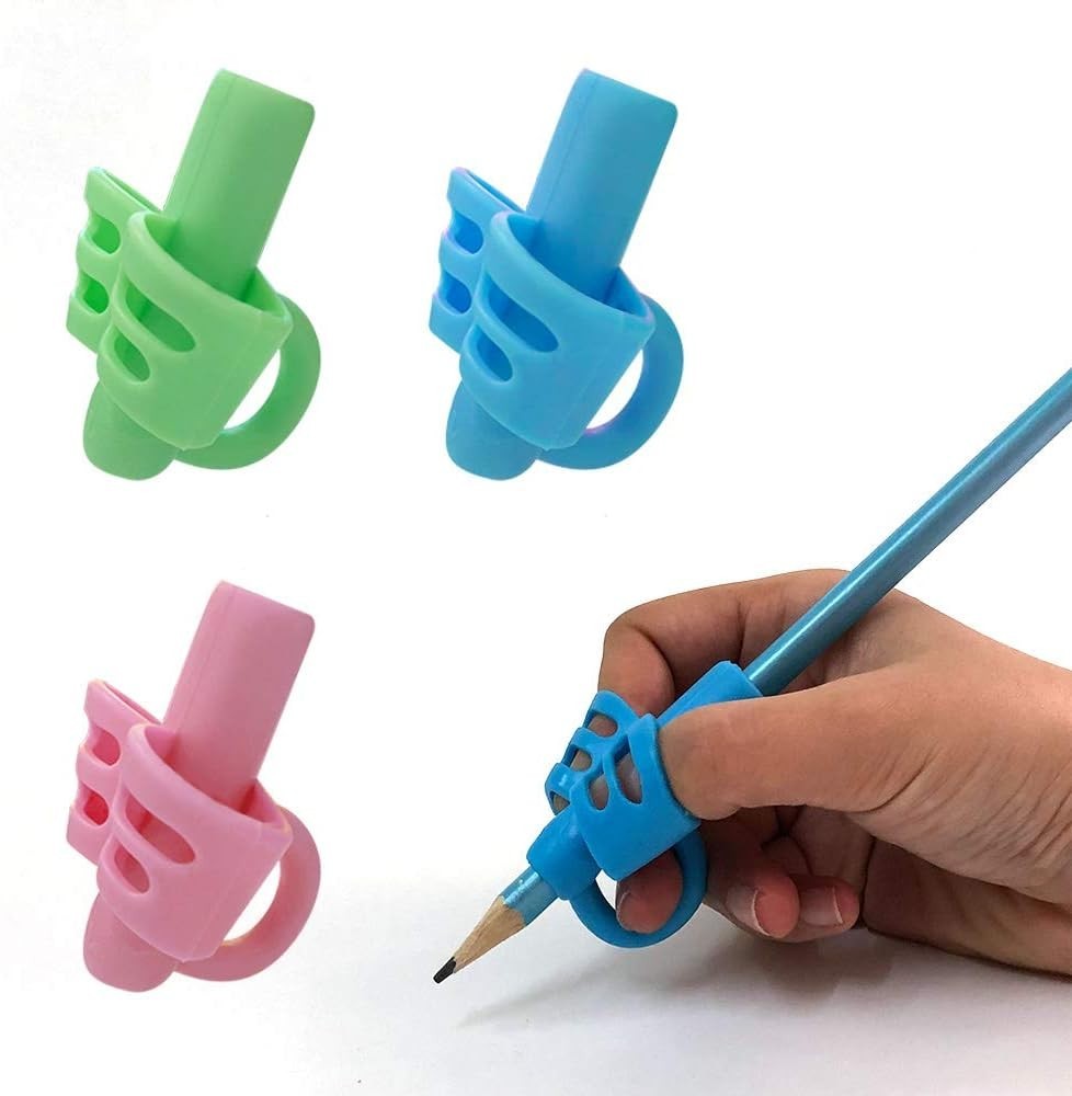 Pencil Correction Grips – Soft Silicone Holders for Correct Writing Posture