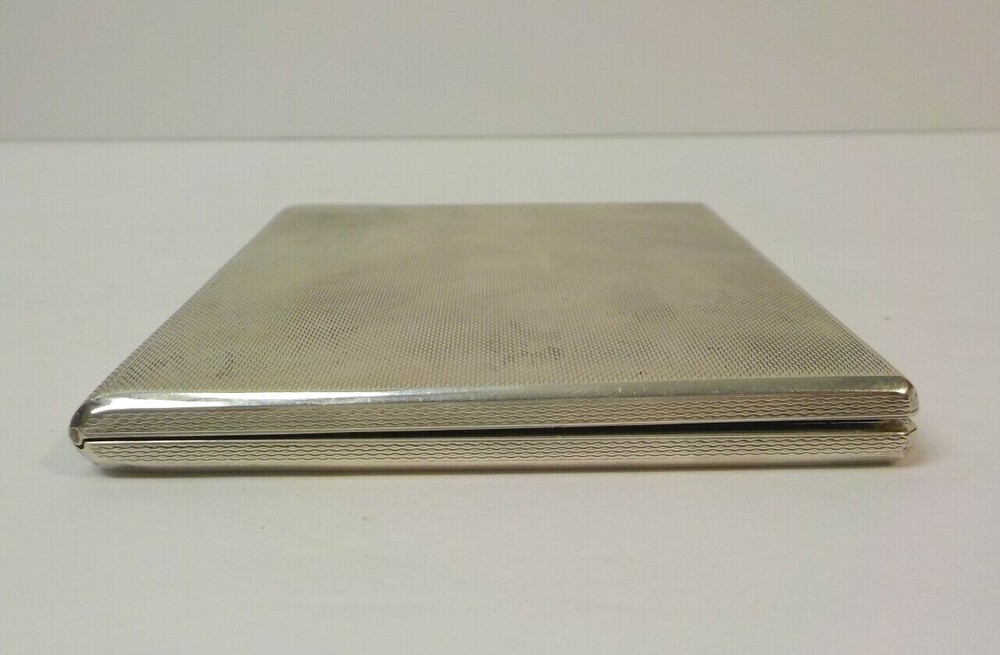 Goldsmiths & Silversmiths English Sterling Silver Cigarette Case, c. 1949