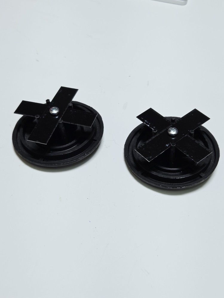 Fence Round Pole Cap 3" 2pk