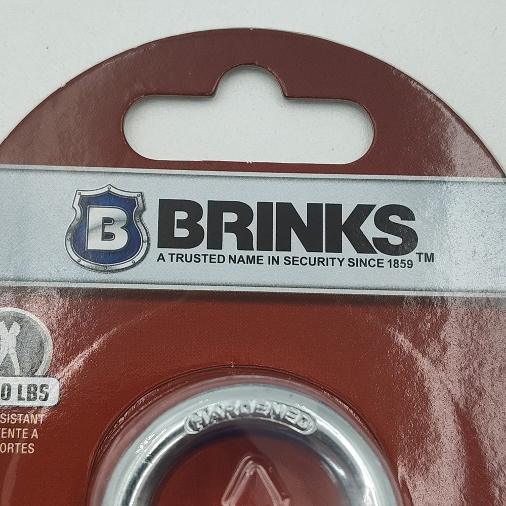 ✅🔒👀Brinks Padlock Lock Standard Security 3 Dial Combination 162-49005📸SEE📏📸