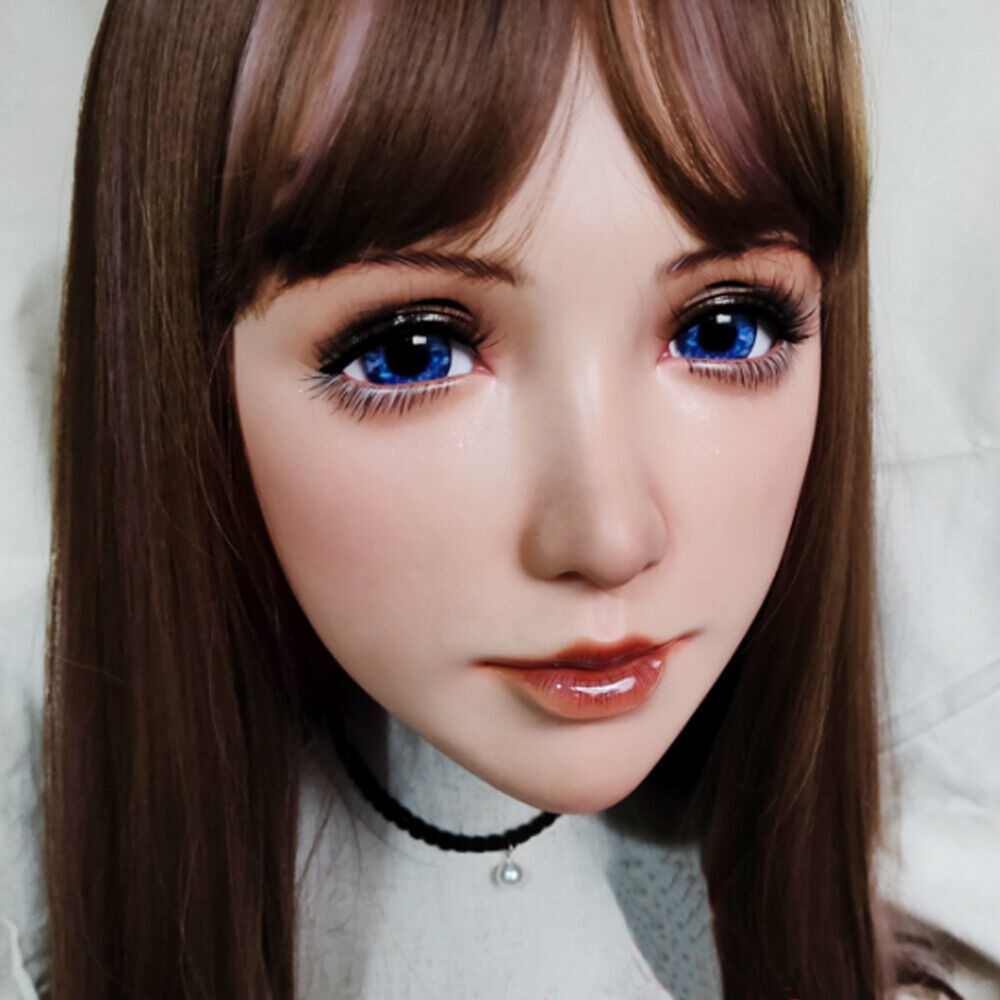 KnowU Half Head Shell Headgear BJD Anime Face For Cosplay Simulation Make-up