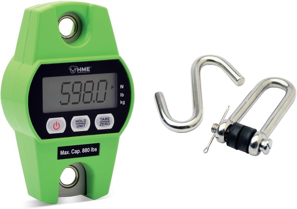 HME Digital Hanging Scale 880lb Capacity 1 Pack