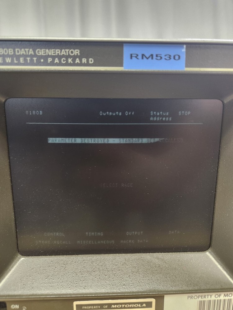 Hewlett Packard (HP) Keysight 8180B Data Generator