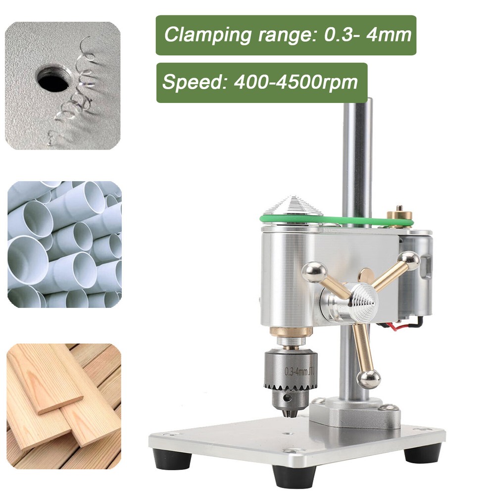 Mini Drill Press Precision Variable Speed Benchtop Drill Press for DIY Craft