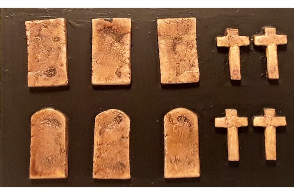 15mm Fantasy Gravestones (10)