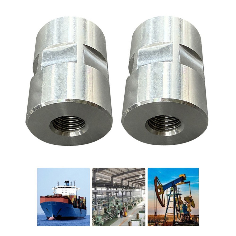 Internal Thread Battery Conversion Adapter 2pcs Aluminium Alloy Compact Design