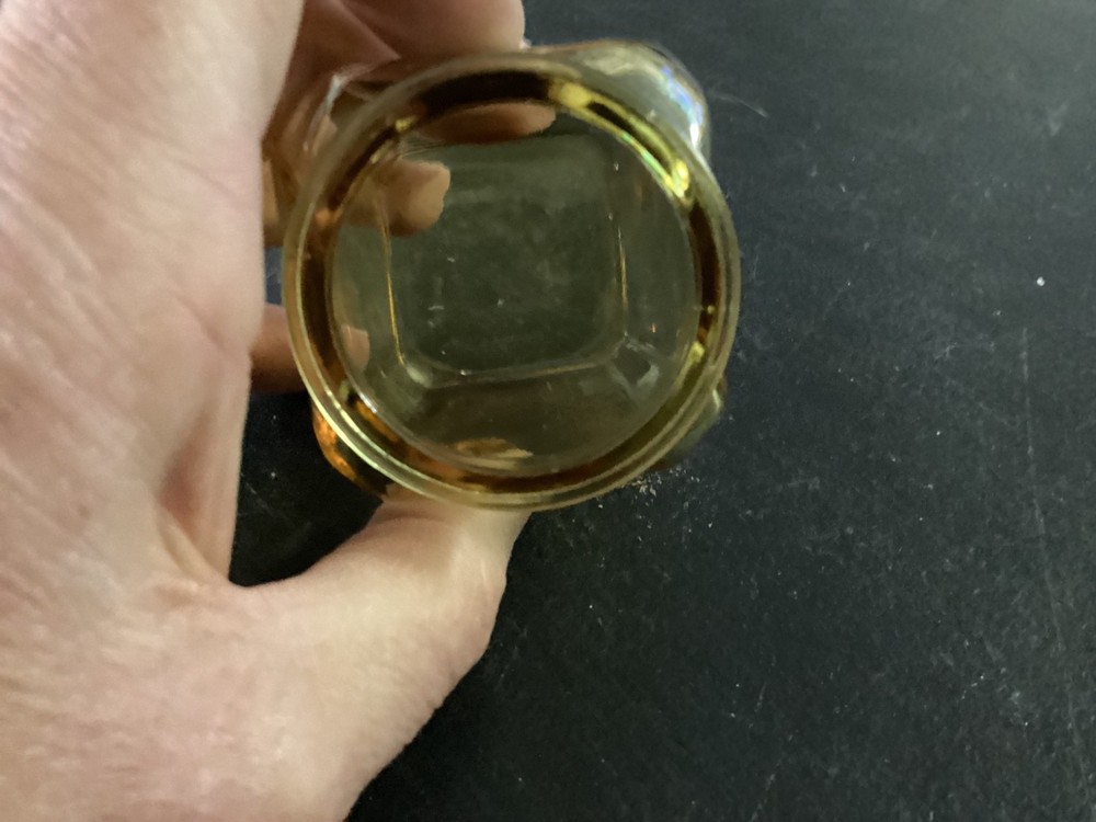 Small Amber Glass Bottle