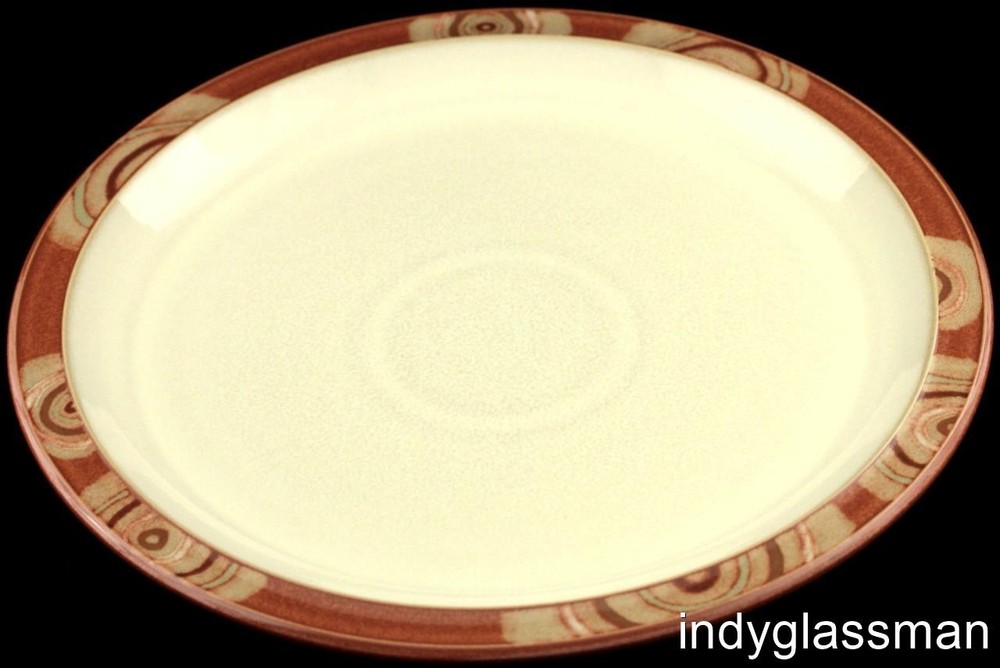 Denby (England) FIRE CHILLI SWIRL Dinner Plate UNUSED (4 left)