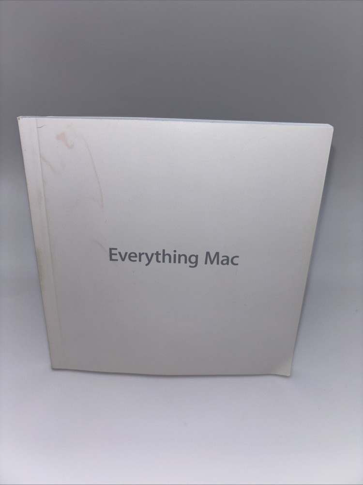 EVERYTHING MAC IMac Manual Instructions Booklet.