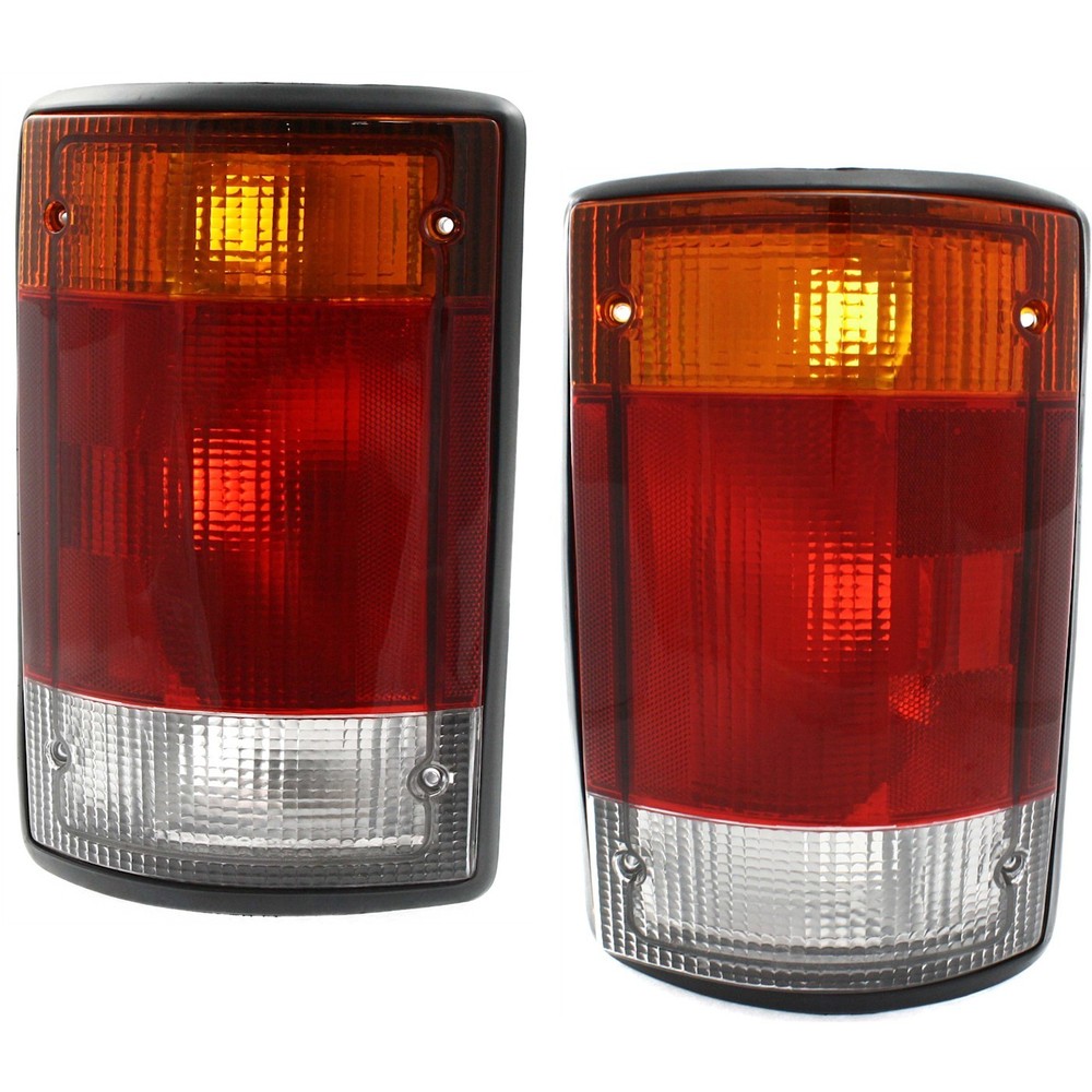 Set of 2 Tail Light For 92-94 Ford E-150 Econoline LH & RH
