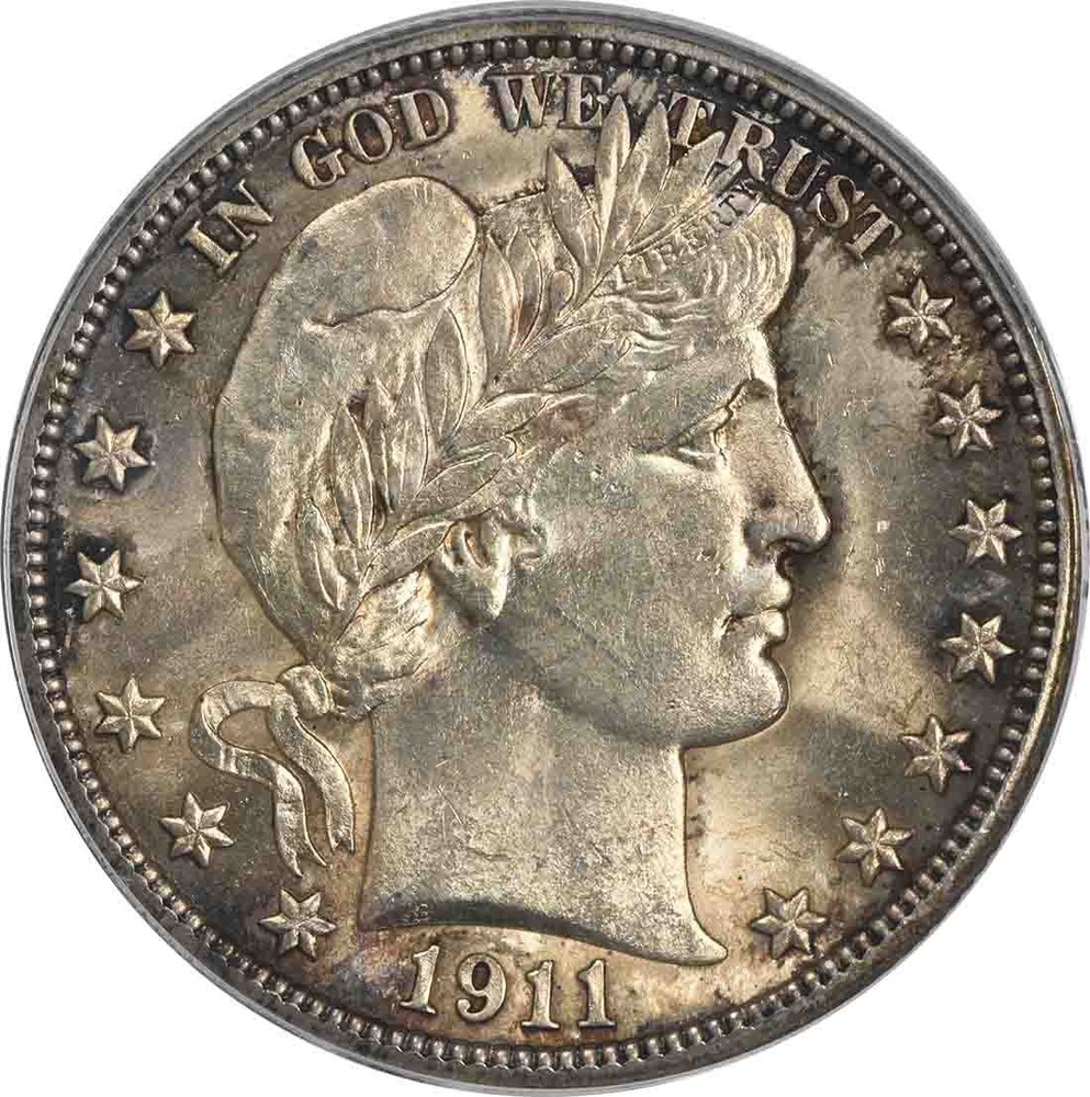1911 Barber Silver Half Dollar MS63 PCGS OGH (CAC)
