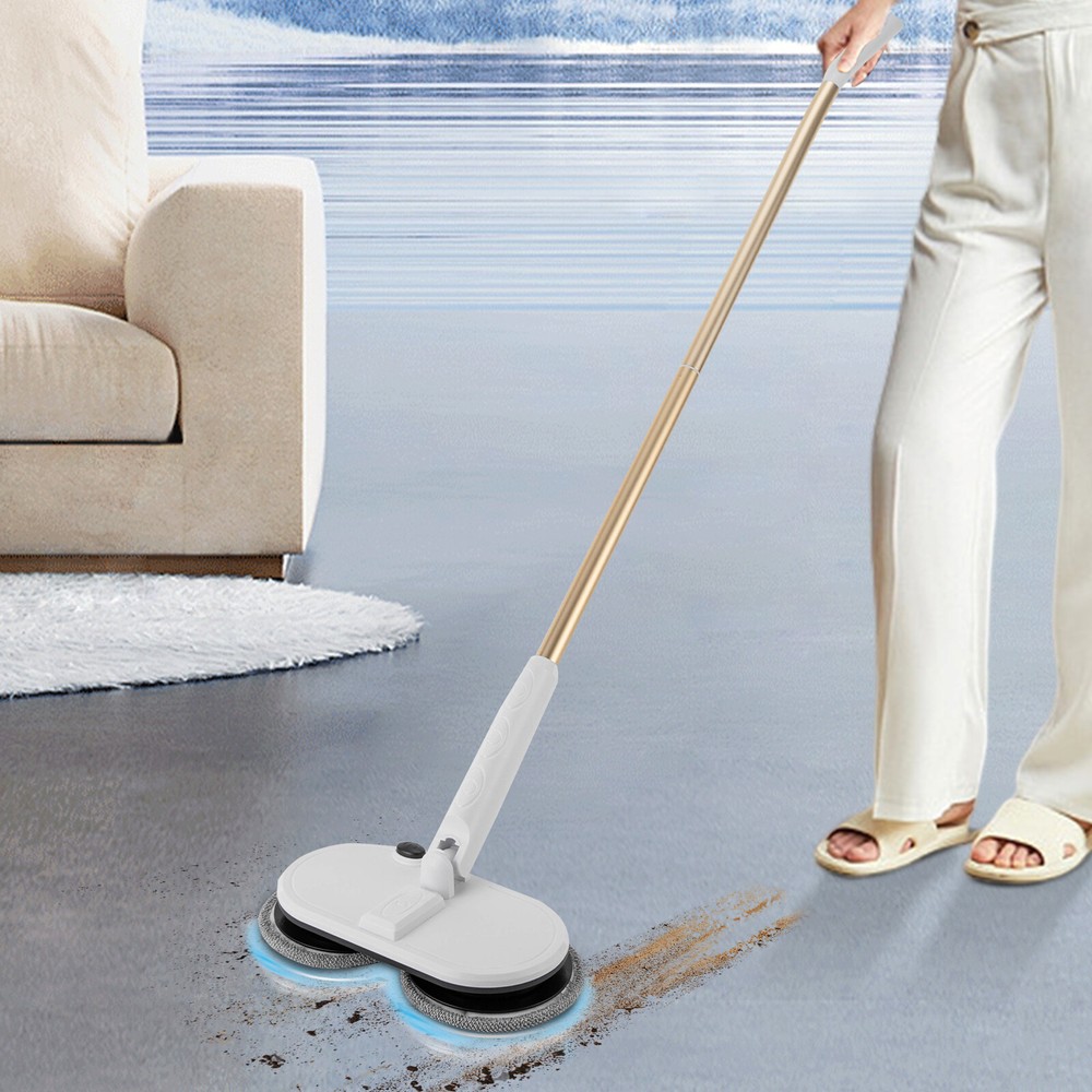 Cordless Electric Mop Spin Mops for Floor Cleaning Dual Spinning Scrubber