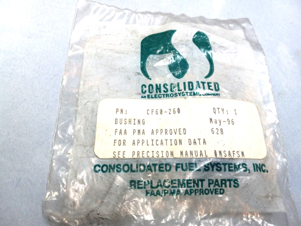 CONSOLIDATED P/N CF60-260 Bushing