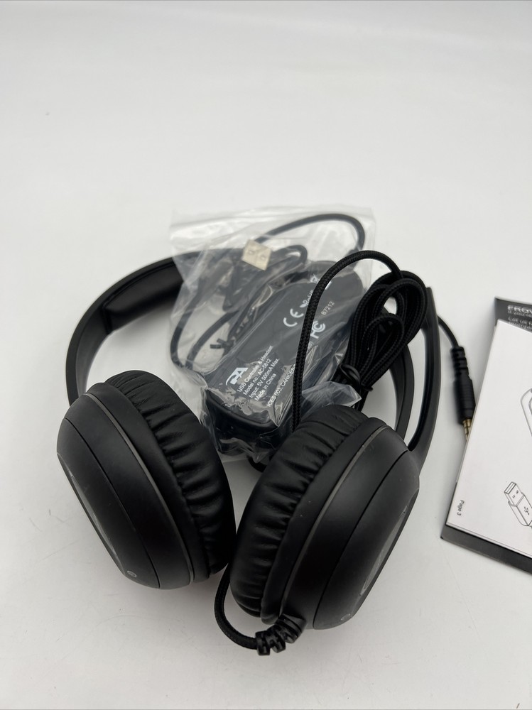 Cyber Acoustics Stereo Headset w/h USB or 3.5mm Connection USB Control Module