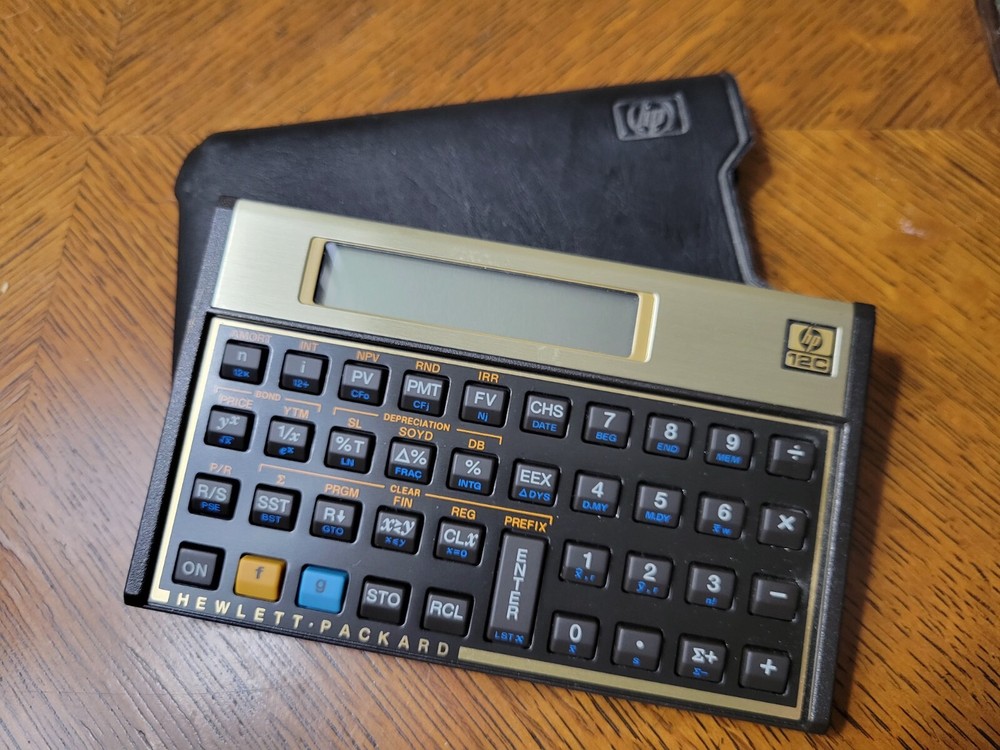 Vintage Hewlitt Packard 12C Calculator