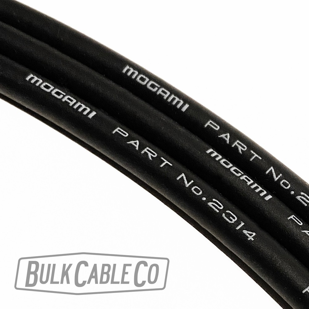 8 FT - Bulk Mogami 2314 Pedalboard Patch Cable - Ultra Thin Guitar Effect Cord