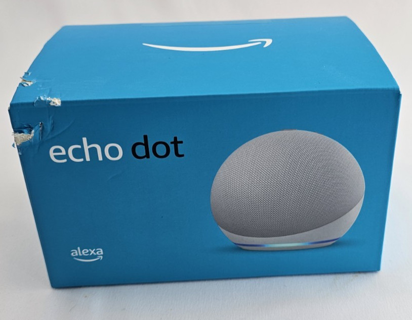 All-New Echo Dot (4th Generation) Smart Speaker with Alexa – Glacier White