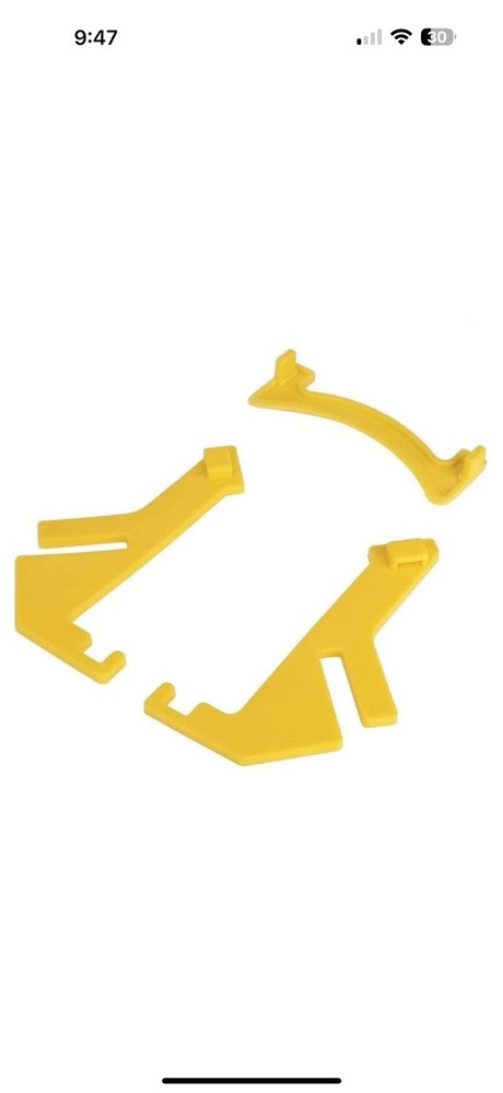 2Pcs Yellow Plastic Bee Honey Bucket Rack Frame Grip Holder Beekeeping Tool