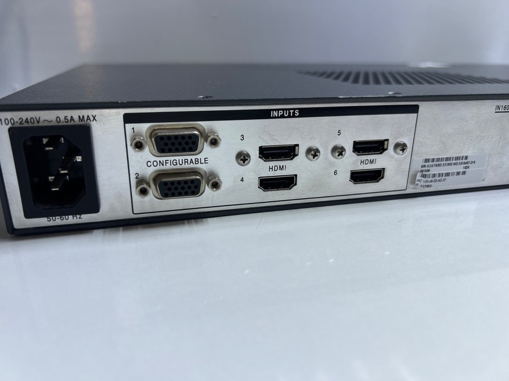 Extron IN1606 Six-Input Scaling Presentation Switcher