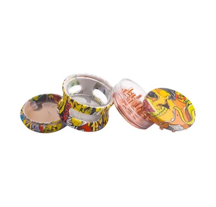 Four-layer Animation Design Grinder 65MM - Random Design
