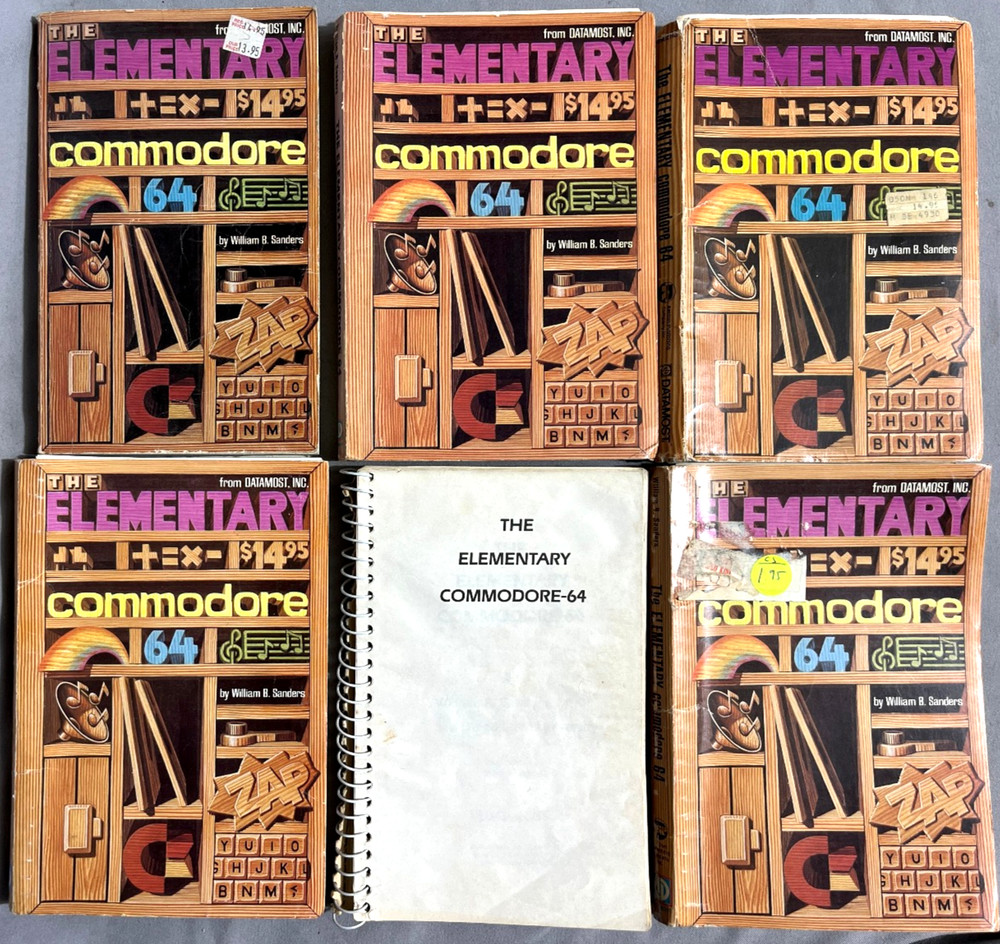 The Elementary Commodore 64 by W.G. Sanders-Commodore Computer OS- DATAMOST 1983