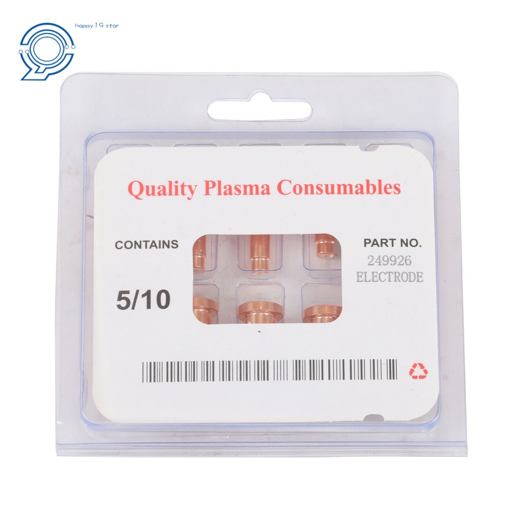 Plasma Nozzle Tips Cutting Torch Electrode for XT30 XT40 Cutter Torch 10 Pcs