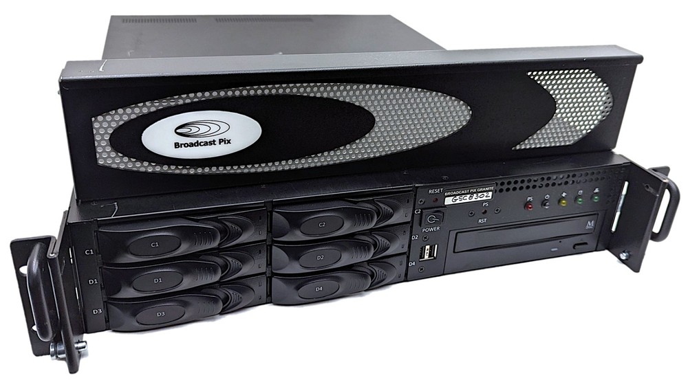 Broadcast Pix Granite Server (GSC8302) Video Production Playback Server - WORKS