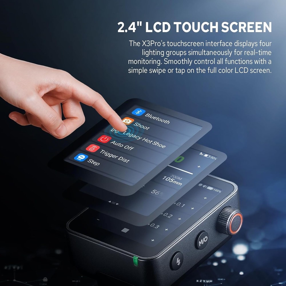X3 Pro-C Flash Trigger for Canon - Bluetooth & APP Control