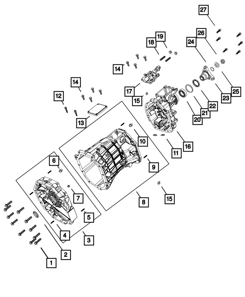 Genuine Mopar Lock Nut 68056412AA
