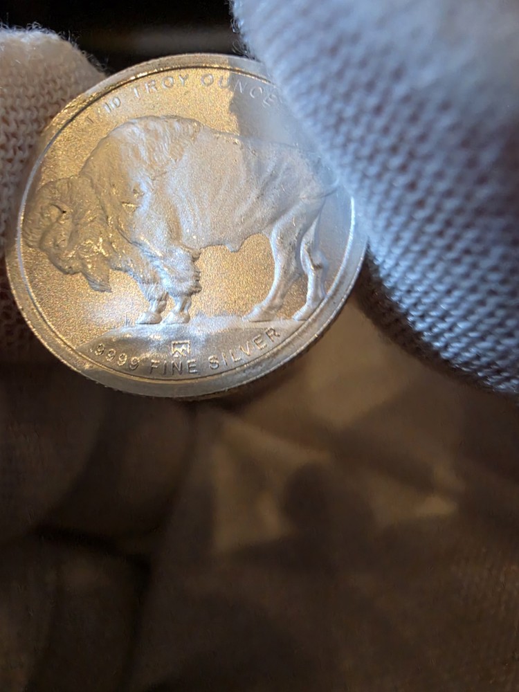 1/10 oz Silver Round - Buffalo