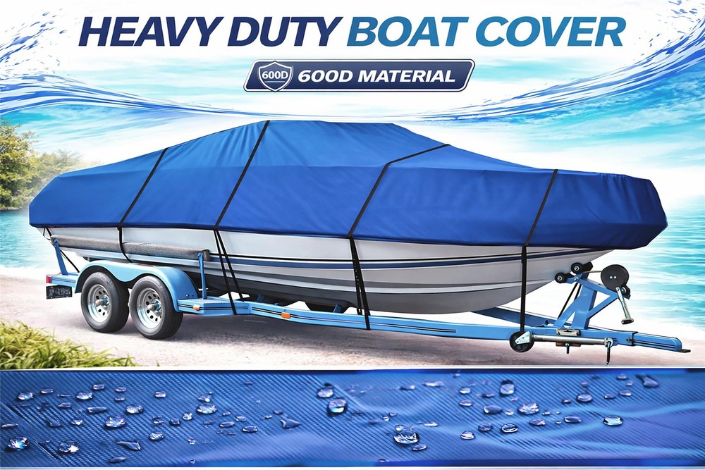BLUE BOAT COVER FOR LOWE 1666 WT 1993-2004