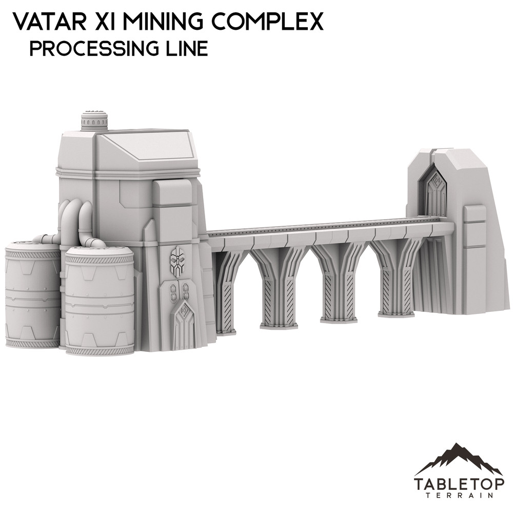 Processing Line - Vatar XI Mining Complex - Grimdark Wargaming Terrain