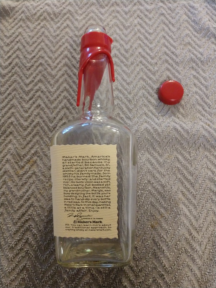 Maker’s Mark Empty Bottle 750 ML