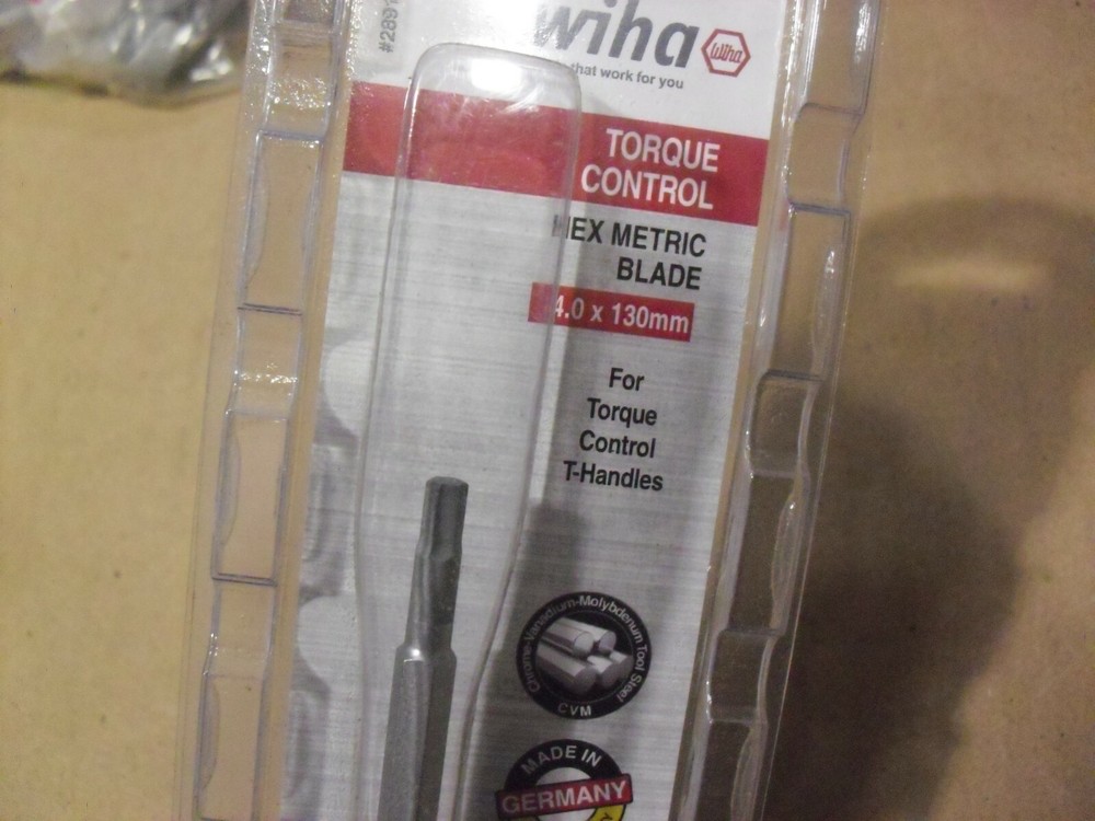 Wiha 4.0mm Torque Control Blade With Hex Tip 28917