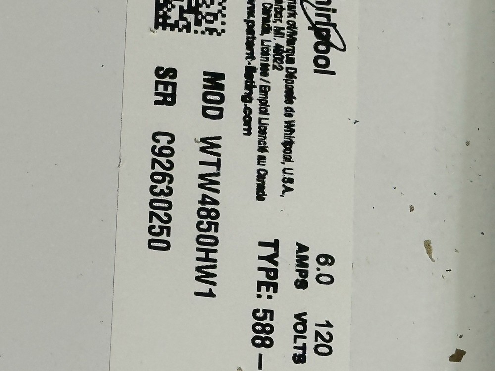 whirlpool washer and dryer set