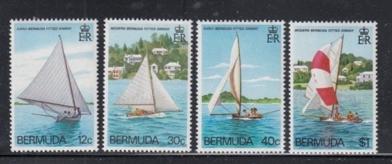 BERMUDA Fitted Dinghies MNH set